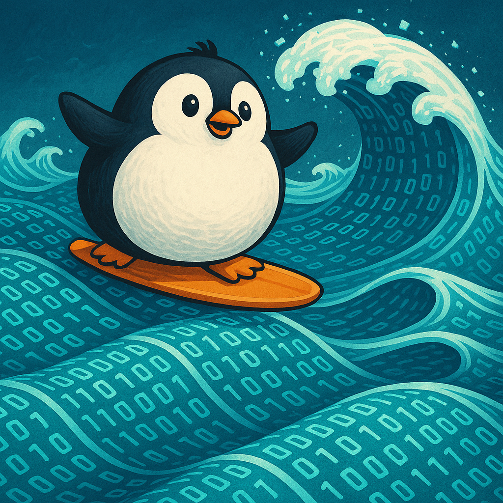 Penguin on the web